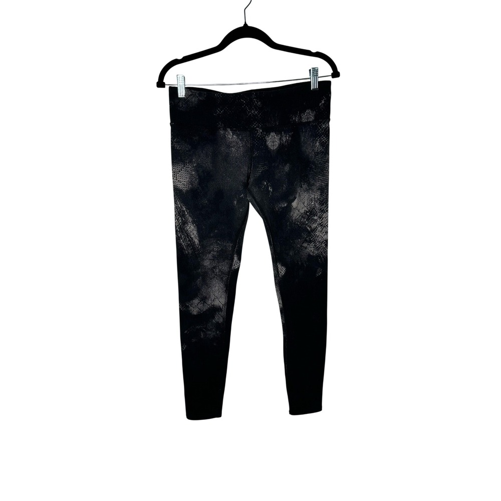 Alo Yoga High-Waist Airbrush Leggings L Smoky Quartz Abstract Print With Pocket